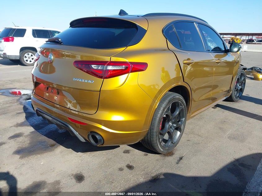 Vin: zaspakbnxn7d32601, lot: 46512043, alfa romeo stelvio veloce ti awd 20224