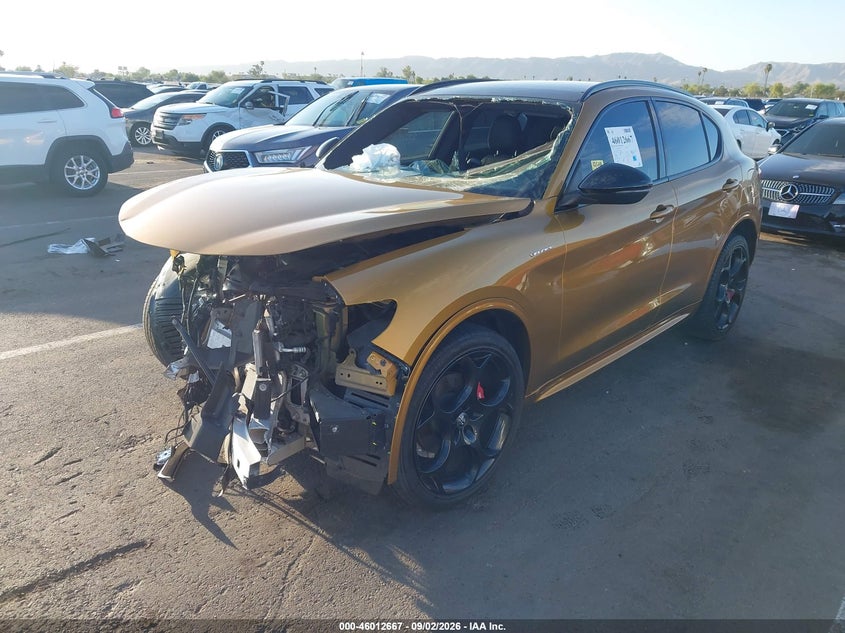 Vin: zaspakbnxn7d32601, lot: 46512043, alfa romeo stelvio veloce ti awd 20222