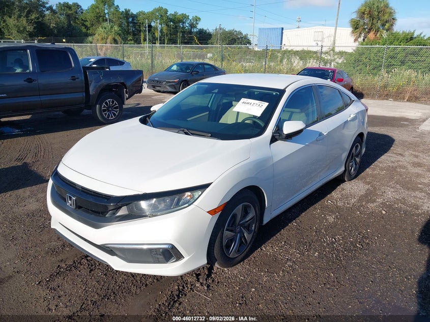Vin: 2hgfc2f65kh510448, lot: 46512108, honda civic lx 20192