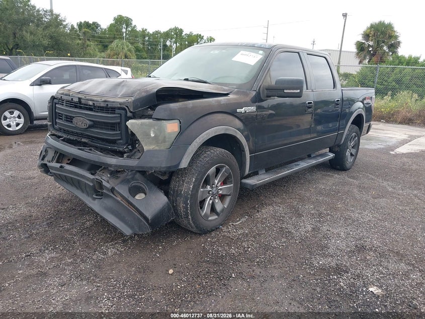 2013 Ford F-150, Front End, IAAI, VIN 1FTFW1EF2DFA27196 — photo 2