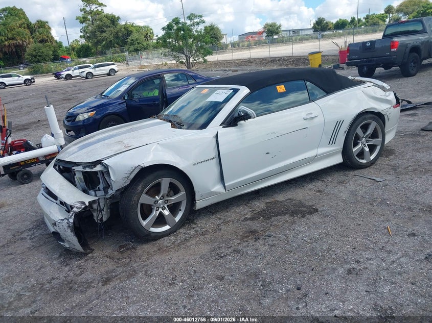 Vin: 2g1fc3dd5b9205444, lot: 46512132, chevrolet camaro 2lt 20112