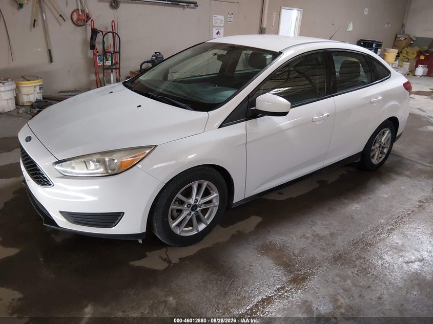 Vin: 1fadp3f29jl328885, lot: 46512256, ford focus se 20182