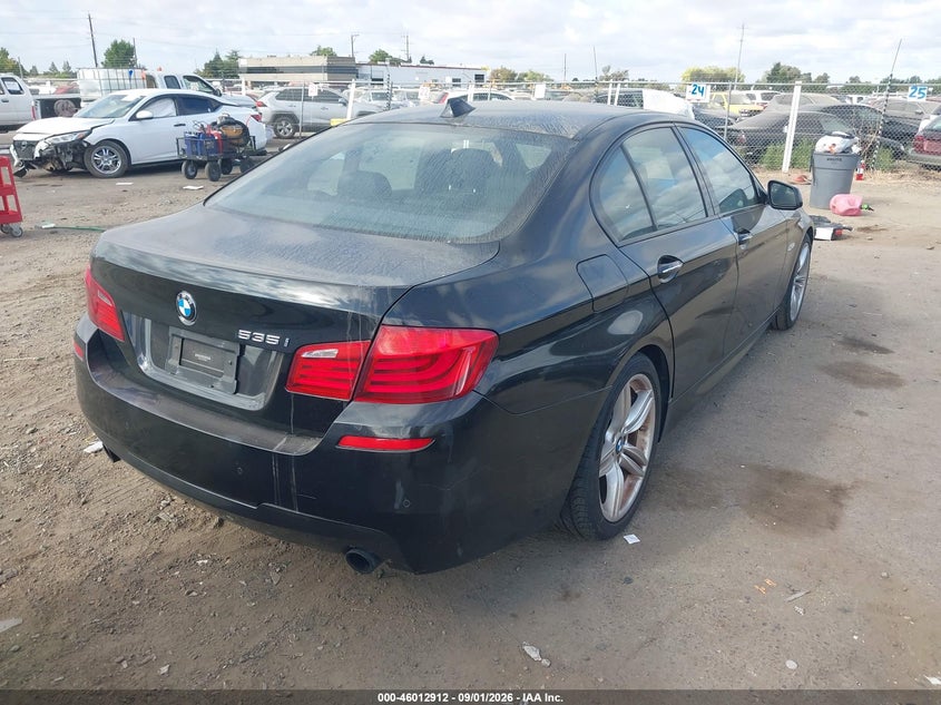 2013 BMW 5ER SEDAN 3.0L I-6 DI, DOHC, VVT, TURBO, PREMIUM , 300HP