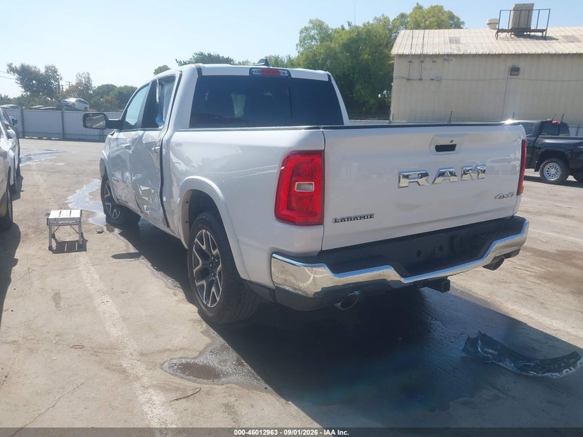 Vin: 1c6srfjp7sn729333, lot: 46512339, ram 1500 laramie  4x4 5'7 box 20253