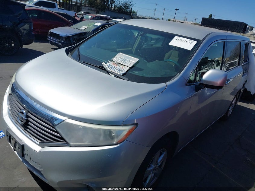 2015 Nissan Quest, Левый зад, IAAI, VIN JN8AE2KP4F9125376 — фото 2