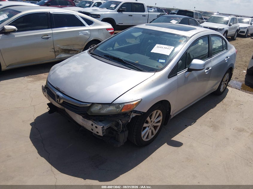 2012 HONDA CIVIC auction photo 2