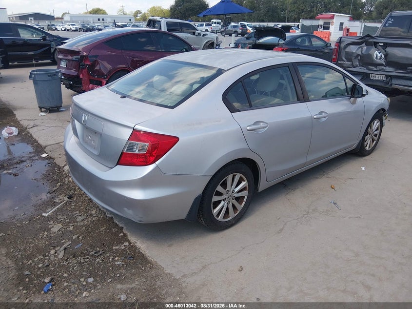 2012 HONDA CIVIC auction photo 4