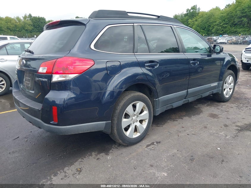 SUBARU OUTBACK 2012 VIN 4S4BRCCC2C3258850