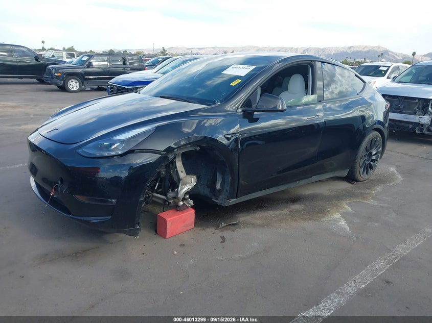 Vin: 7saygdef0pf814554, lot: 46512675, tesla model y performance dual motor all-wheel drive 20232