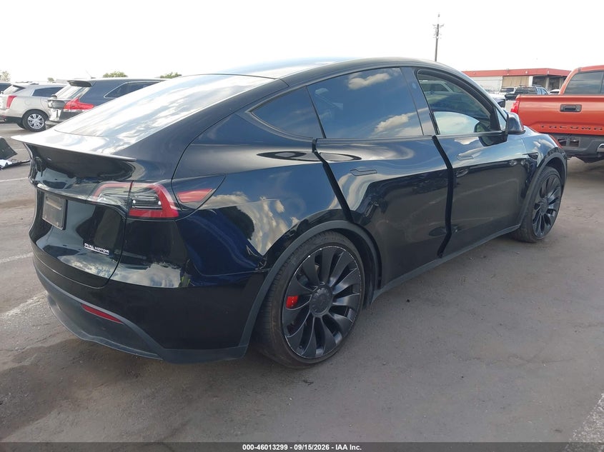 Vin: 7saygdef0pf814554, lot: 46512675, tesla model y performance dual motor all-wheel drive 20234