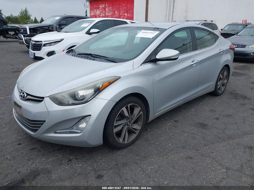 2014 HYUNDAI ELANTRA auction photo 2