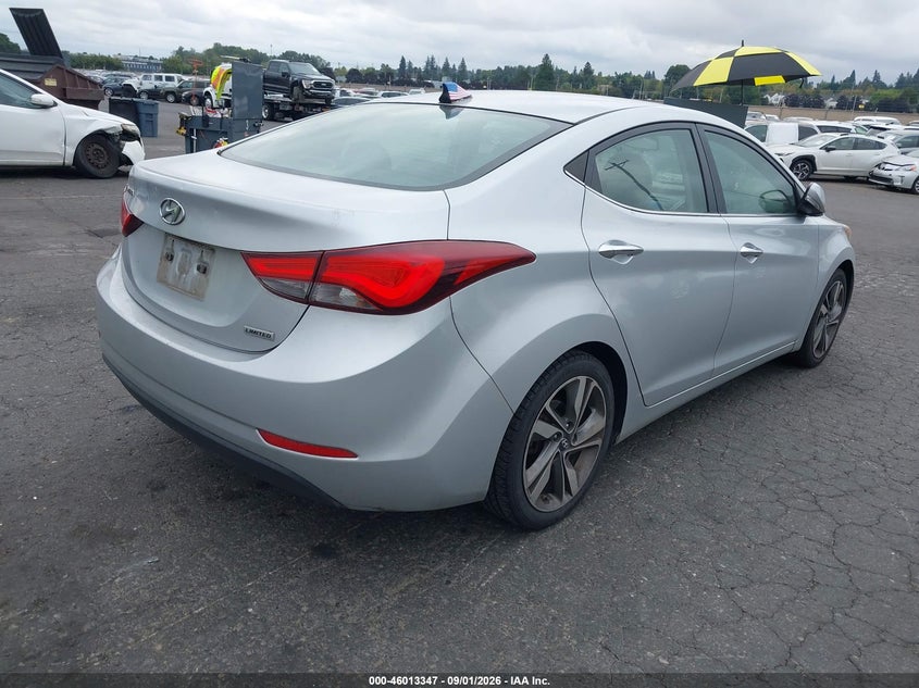 2014 HYUNDAI ELANTRA auction photo 4