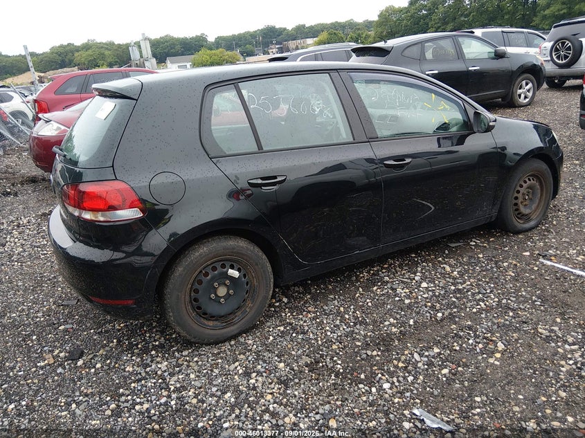 VOLKSWAGEN GOLF 2012 VIN WVWDB7AJ8CW309180