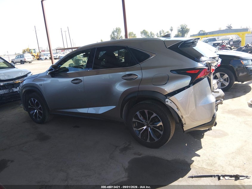 LEXUS NX 200T 2017 VIN JTJYARBZ3H2071772