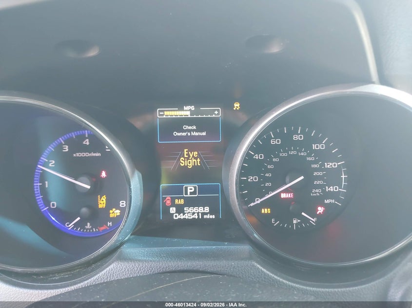 SUBARU OUTBACK 2019 VIN 4S4BSANC7K3277141