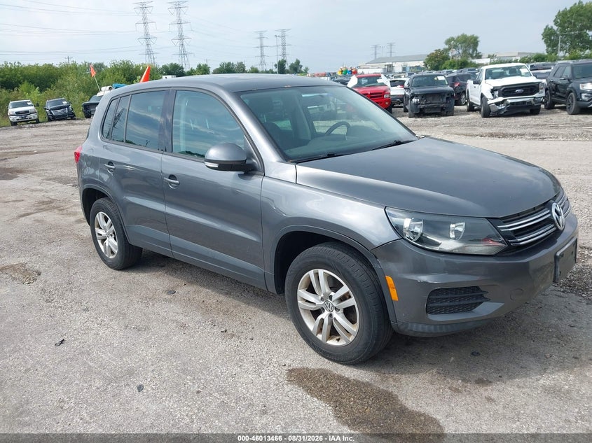 2013 Volkswagen Tiguan S VIN WVGBV3AX3DW592161