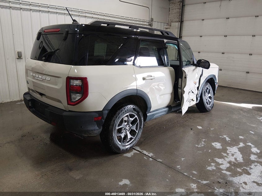 Vin: 3fmcr9d99rre91483, lot: 46512845, ford bronco sport badlands 20244