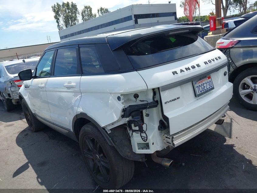 Vin: salvp2bg0dh812132, lot: 46512854, land rover range rover evoque pure 20133