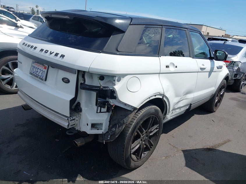 Vin: salvp2bg0dh812132, lot: 46512854, land rover range rover evoque pure 20134
