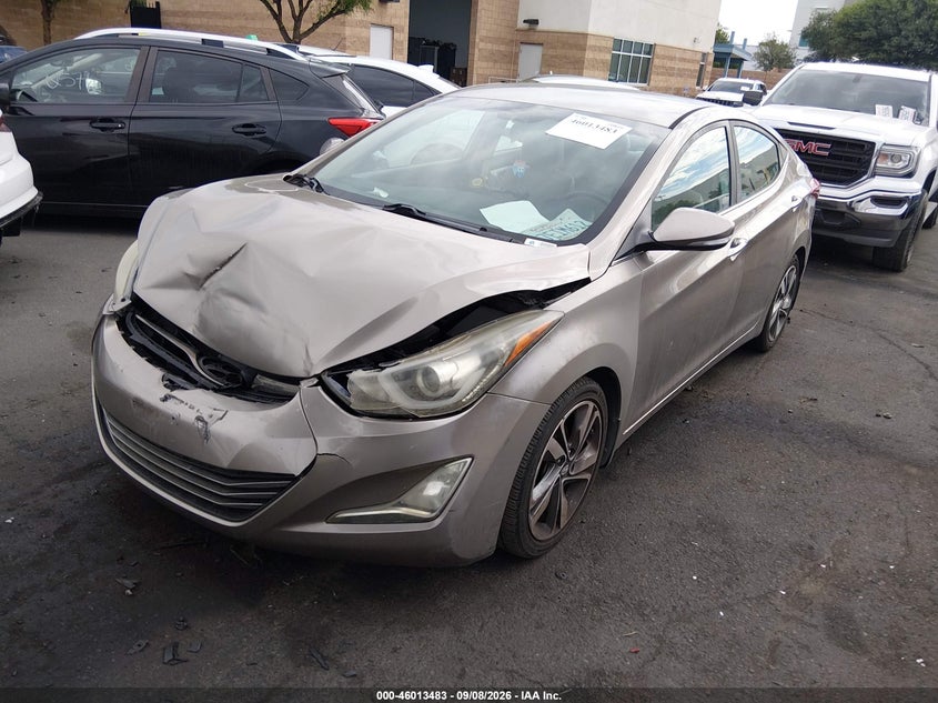 Vin: 5npdh4ae4eh477133, lot: 46512859, hyundai elantra limited 20142