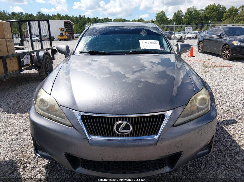 LEXUS IS 250 2012 VIN JTHBF5C21C5161819