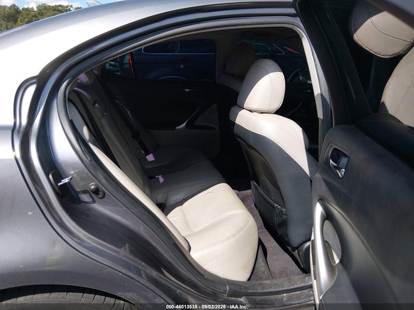 LEXUS IS 250 2012 VIN JTHBF5C21C5161819