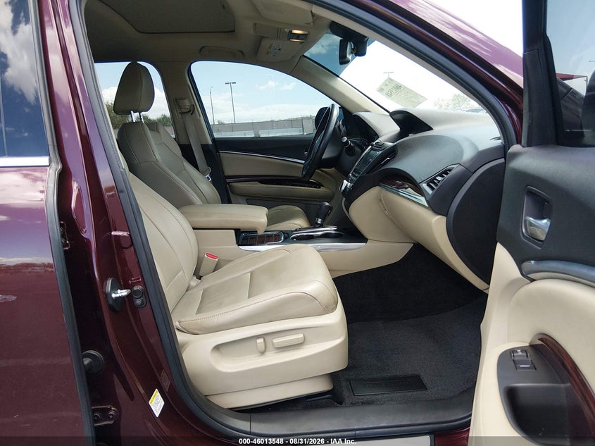 ACURA MDX 2014 VIN 5FRYD3H41EB011516