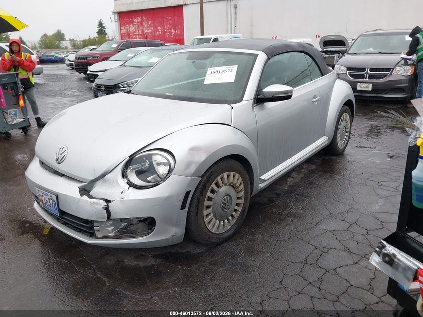 Vin: 3vw5p7at8dm813766, lot: 46512948, volkswagen beetle 2.5l 20132