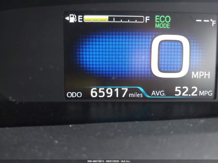 TOYOTA PRIUS 2019 VIN JTDKARFU7K3089202