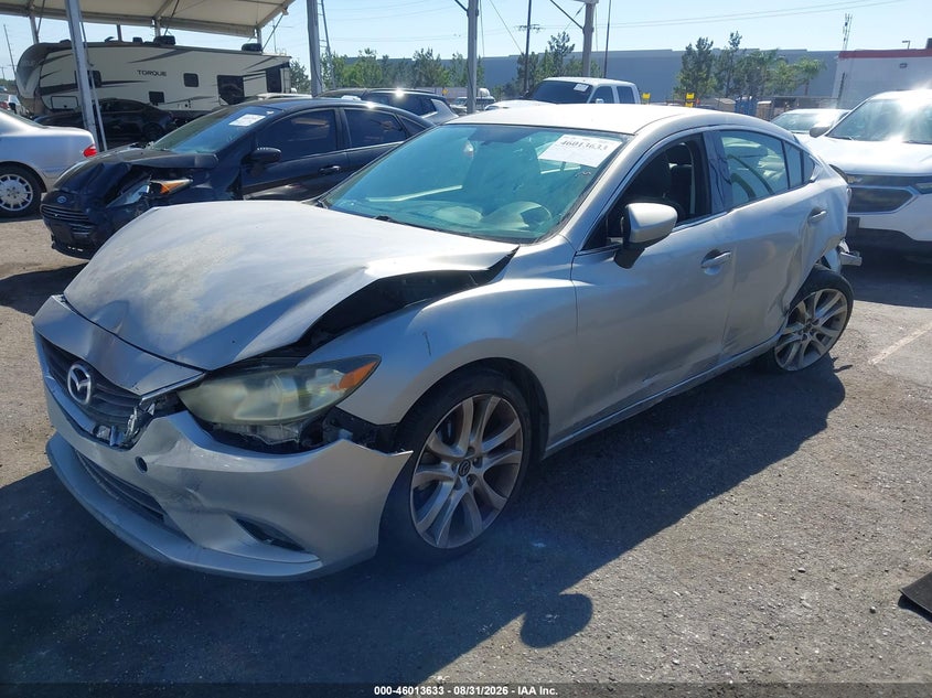 2014 Mazda 6, Front & Rear, IAAI, VIN JM1GJ1V64E1159961 — photo 2