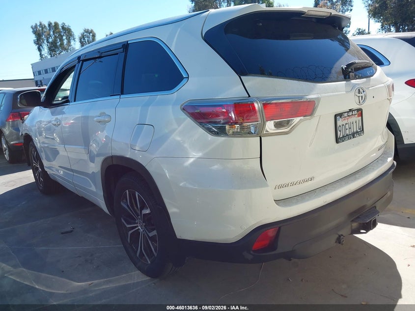 Vin: 5tddkrfh1es044820, lot: 46513012, toyota highlander limited platinum v6 20143