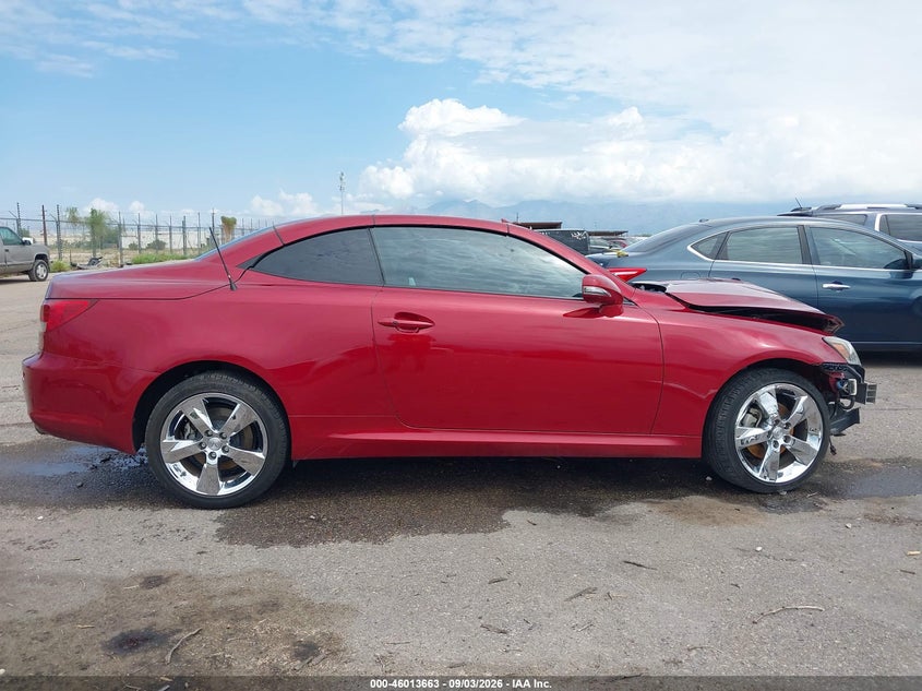 LEXUS IS 250C 2011 VIN JTHFF2C22B2515489