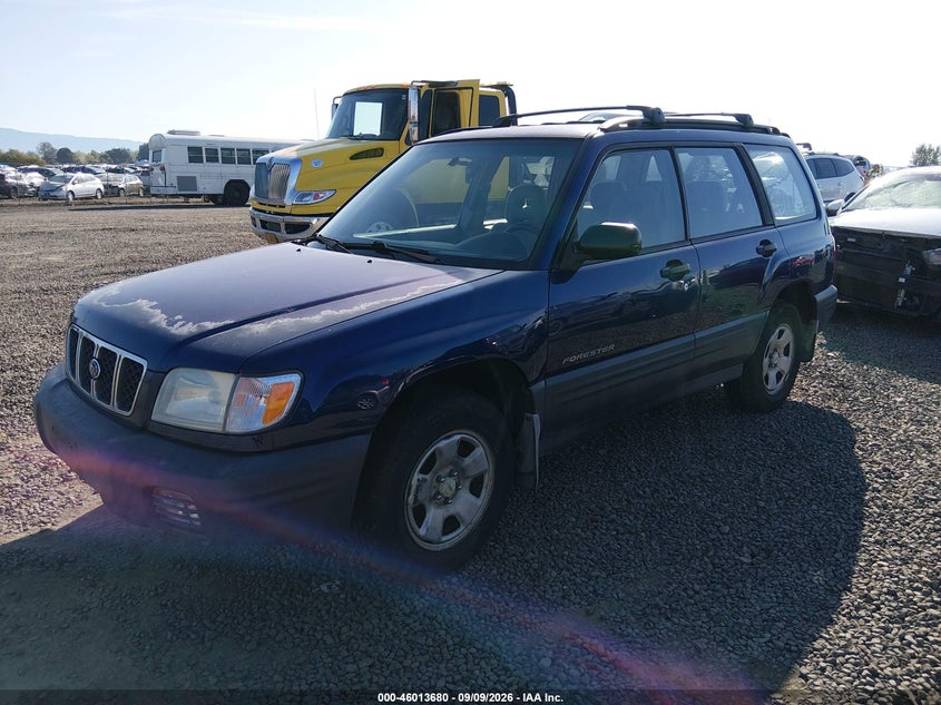 2002 Subaru Forester, Левый зад, IAAI, VIN JF1SF63562H703081 — фото 2