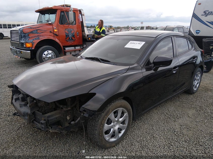 Vin: 3mzbm1k71fm218853, lot: 46513078, mazda mazda3 i sport 20152