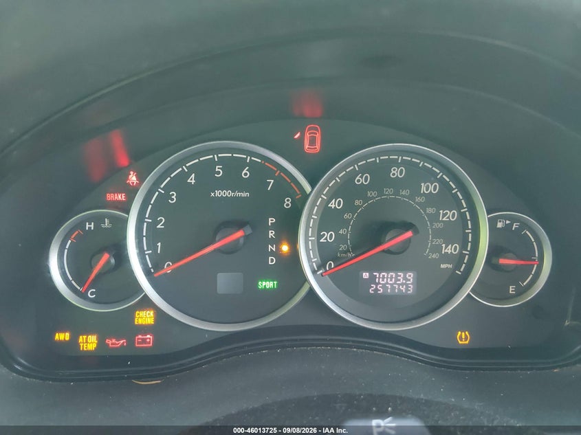 2007 SUBARU OUTBACK auction photo 7