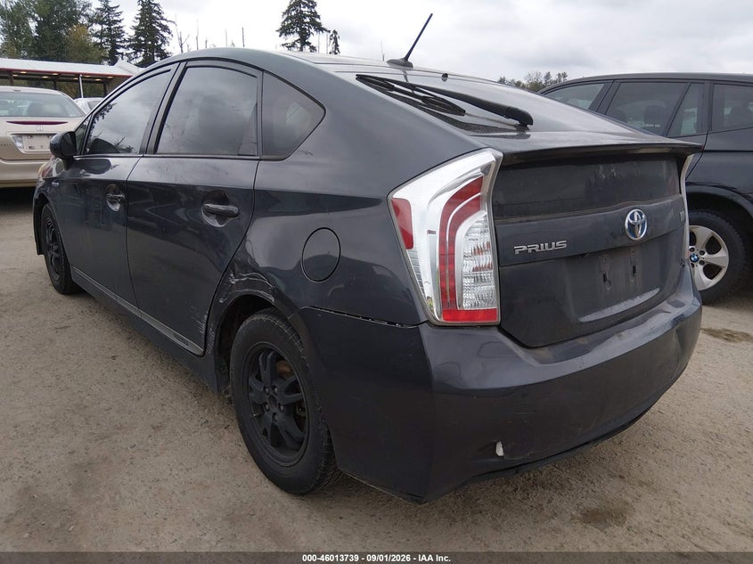 Vin: jtdkn3du1e1798373, lot: 46513115, toyota prius three 20143