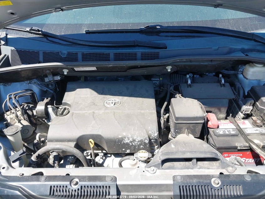 2013 TOYOTA SIENNA VAN 3.5L V-6 DOHC, VVT, REGULAR , 266HP