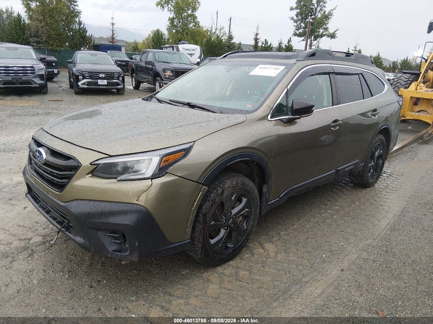 Vin: 4s4btgkd1l3110126, lot: 46513164, subaru outback onyx edition xt 20202