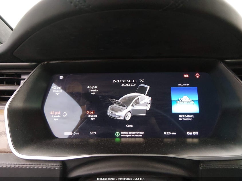 TESLA MODEL X 2019 VIN 5YJXCBE25KF161346