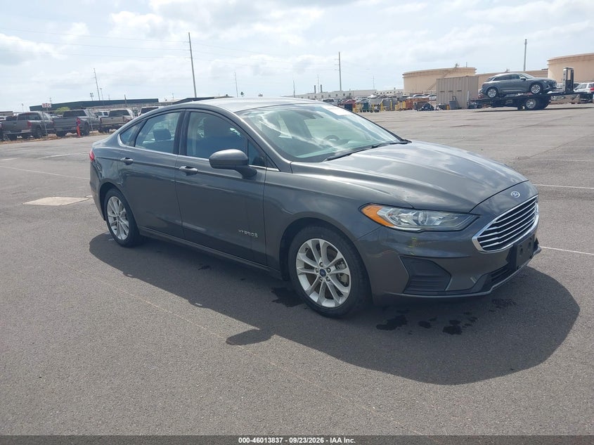 Vin: 3fa6p0lu8kr149575, lot: 46513213, ford fusion hybrid se 20191