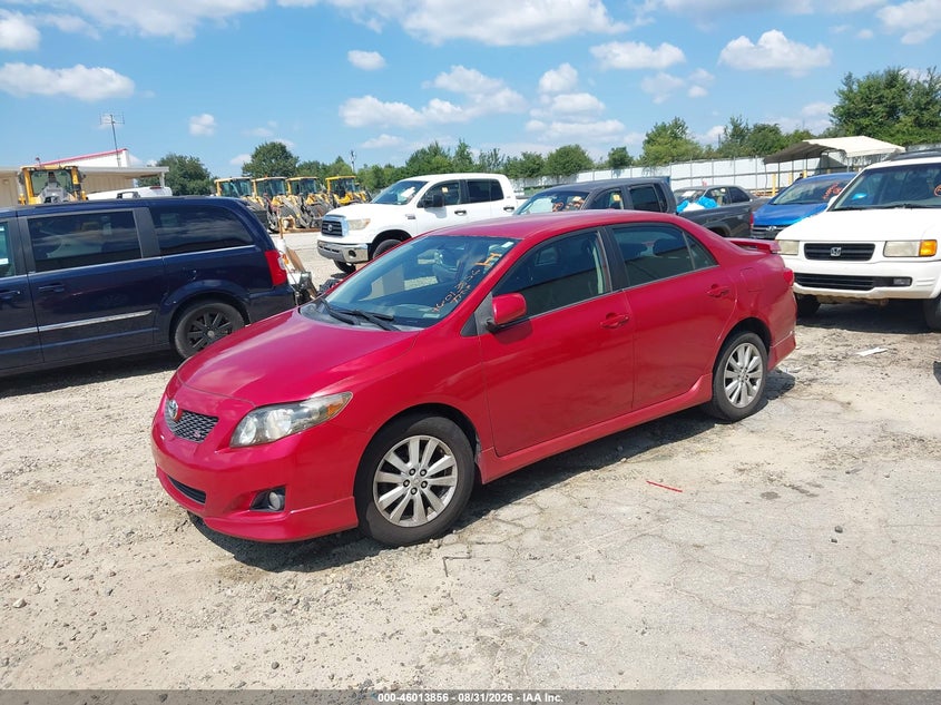 Vin: 1nxbu4ee7az186540, lot: 46513232, toyota corolla s 20102