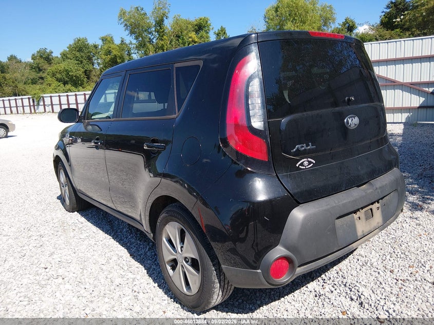 2015 KIA SOUL HATCHBACK 1.6L I-4 DI, DOHC, VVT, 130HP