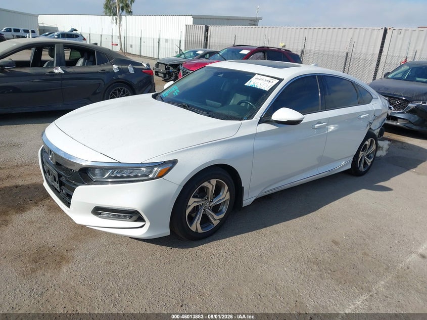 Vin: 1hgcv1f52ja076386, lot: 46513274, honda accord ex-l 20182