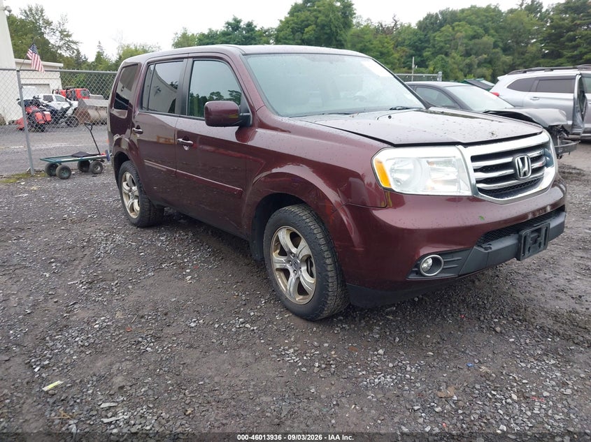 2013 Honda Pilot Ex-L VIN 5FNYF4H53DB046132
