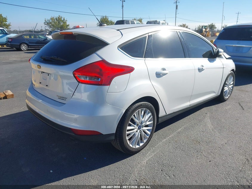 Vin: 1fadp3n20fl339556, lot: 46513347, ford focus titanium 20154