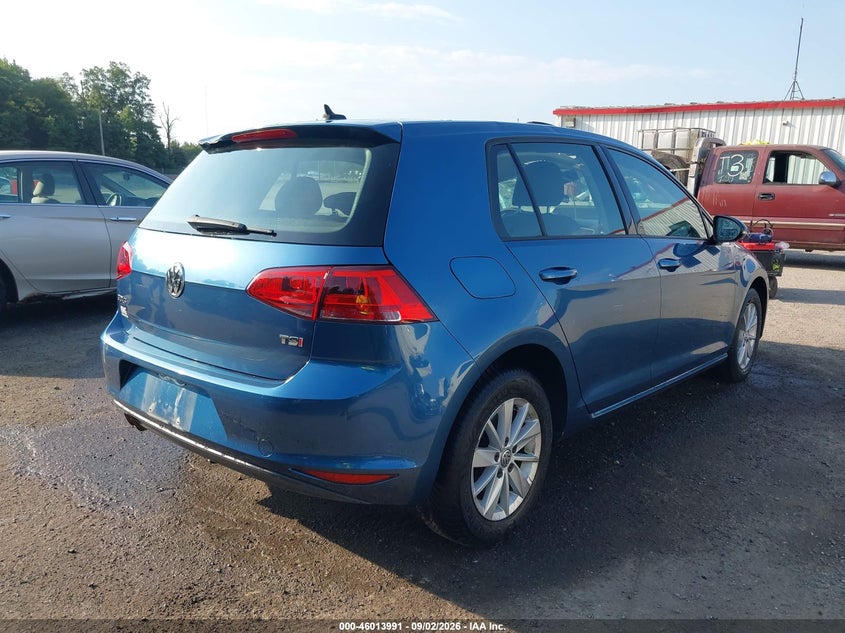 Vin: 3vw217au0gm043225, lot: 46513382, volkswagen golf tsi s 4-door 20164