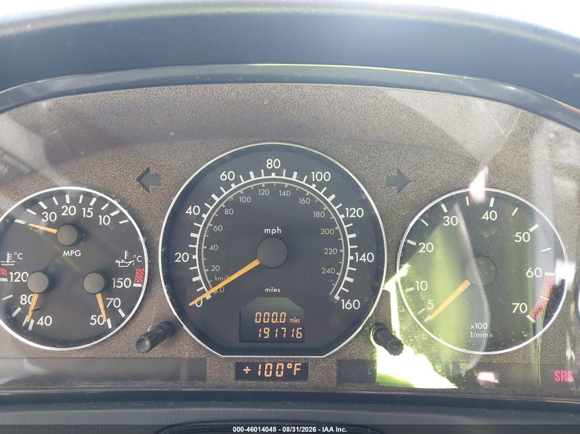 1999 MERCEDES-BENZ SL 500 auction photo 7