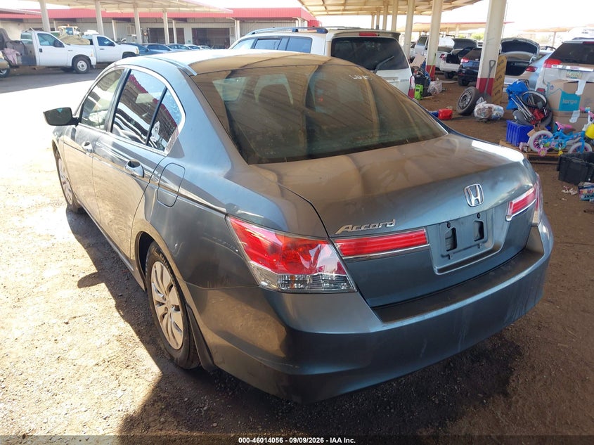 Vin: 1hgcp2f30ca206926, lot: 46513446, honda accord 2.4 lx 20123