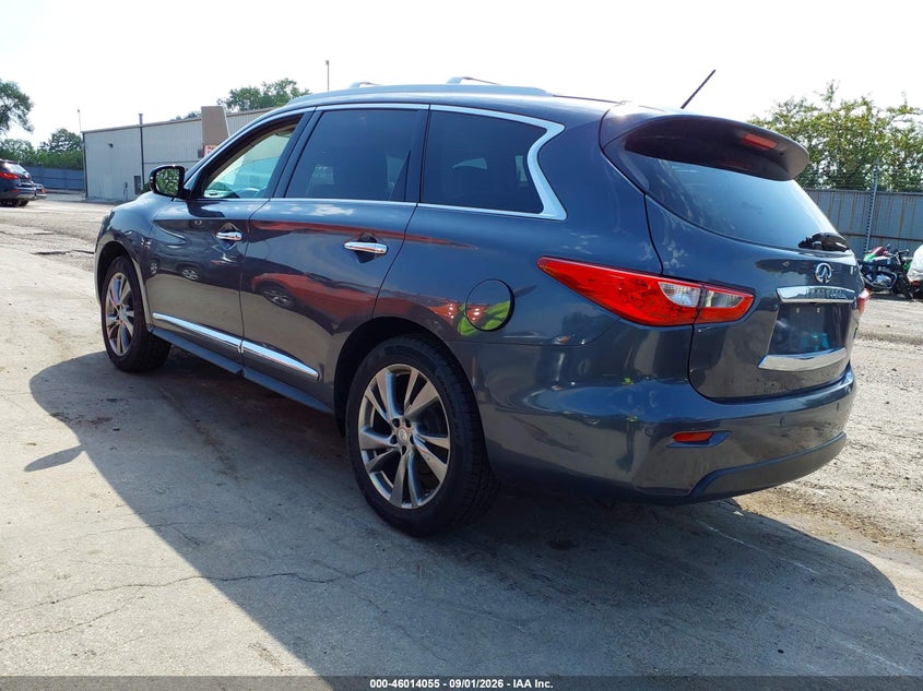 Vin: 5n1al0mm5dc352936, lot: 46513447, infiniti jx35 20133