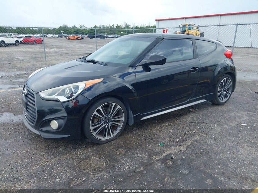 2016 HYUNDAI VELOSTER HATCHBACK 1.6L I-4 DI, DOHC, VVT, TURBO, REGULAR , 201HP